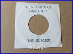THE SPECIAL A. K. A. Gangsters VS THE SELECTER 2 TONE HAND STAMPED 1ST PRESSING 7