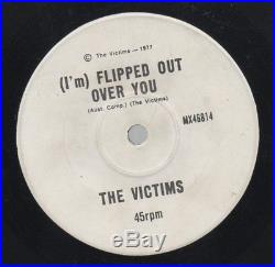 THE VICTIMS Rare 1977 Aust Only 7 OOP KBD Punk Single Television Addict