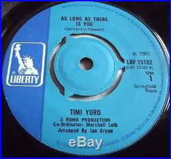TIMI YURO IT'LL NEVER BE OVER FOR ME 1969 LIBERTY 45 Northern