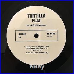 TORTILLA FLAT Fur Ein 3/4 Stundchen Germany LP Vinyl Records 1st Original