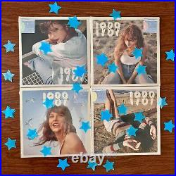 Taylor Swift 1989 Taylor's Version Set of 4 Vinyl Blue Green Yellow Pink In Hand