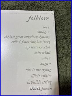 Taylor Swift Folklore Running Like Water Limited Edition Deluxe 2lp Silver Vinyl