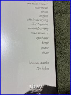 Taylor Swift Folklore Running Like Water Limited Edition Deluxe 2lp Silver Vinyl