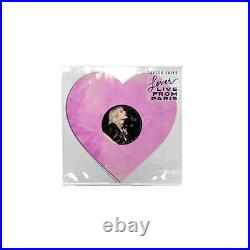 Taylor Swift Lover Live from Paris Heart Shaped Pink & Blue Colored Vinyl 2XLP