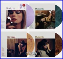 Taylor Swift Midnight's Vinyl COMPLETE SET OF 4 Jade FAST SHIP NEW IN HAND
