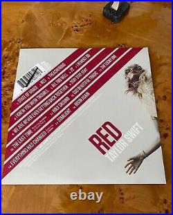 Taylor Swift RED Limited Edition Red Vinyl 2LP 2012 ACM PROMO Rare LIKE NEW