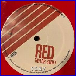 Taylor Swift Red 2 LP PROMO COLORED VINYL MEGA RARE 2012 Big Machine ACM Awards