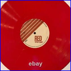 Taylor Swift Red 2 LP PROMO COLORED VINYL MEGA RARE with PAPER OUTER WRAP ACM