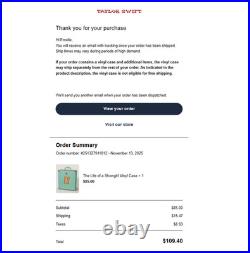 Taylor Swift The Life Of A Showgirl Vinyl Case BNIB IN HAND (READY TO SHIP!)