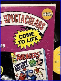 The Avengers Marvel Age Comic Spectaculars Golden Record Lp SLP 187 VTG RARE