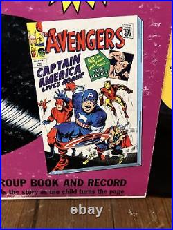 The Avengers Marvel Age Comic Spectaculars Golden Record Lp SLP 187 VTG RARE