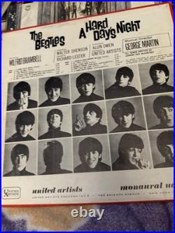 The Beatles A Hard Day's Night Vinyl LP 1964 United Artists UAL-6633B Original