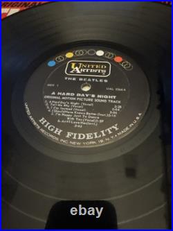 The Beatles A Hard Day's Night Vinyl LP 1964 United Artists UAL-6633B Original