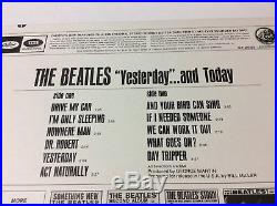The Beatles Butcher Cover Yesterday and Today ST-2553 vinyl LP MINT with letter
