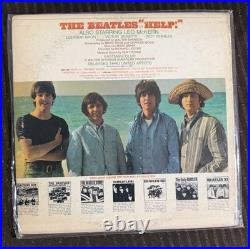 The Beatles'Help!' Album with Red and Yellow Accents