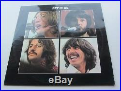 The Beatles Original 1970 U. K. Let It Be Box Set & Poster Ex