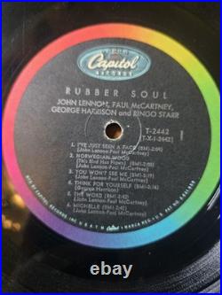 The Beatles Rubber Soul Vinyl LP Record, Stereo, 1965, ST2442 VG