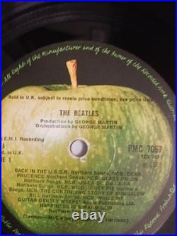 The Beatles White Album PMC 7067 MONO 1968 HIGH NUMBER RARE VG+/VG+
