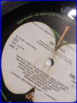 The Beatles White Album PMC 7067 MONO 1968 HIGH NUMBER RARE VG+/VG+