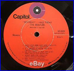 The Beatles Yesterday And Today LP VG+ RARE 1971 Red Label & Purple Target USA