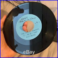 The Clash Train In Vain Acetate Promo Record One Sided 7'' Punk