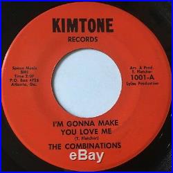 The Combinations I'm Gonna Make You Love Me Rare Northern Soul 45 Kimtone Hear