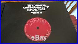 The Complete Commodore Jazz Recordings Box Set Vol. 1 2 3 Vinyl Record LP Mosaic