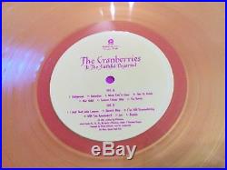 The Cranberries To The Faithful Departed UK 1994 Yellow vinyl LP + poster