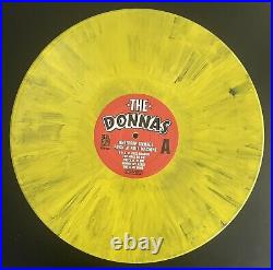 The Donnas American Teenage Rock'N' Roll Machine Yellow Swirl Vinyl LP NEW OOP