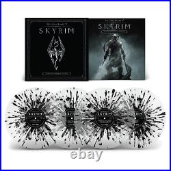 The Elder Scrolls IV Skyrim Ultimate Edition Soundtrack Black Splatter Vinyl 4LP