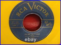 The First Production 45 RPM Record. PeeWee the Piccolo