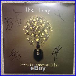 The Fray How To Save A Life Limited Autographed 2 LP Vinyl Record