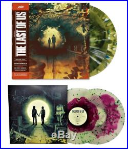 The Last Of Us Soundtrack Volume 1 2 Exclusive Bundle Pack Splatter Vinyl 4xLP