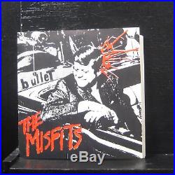 The Misfits Bullet 7 Mint- 1978 PL1001 Plan 9 Vinyl Screen Black withInsert
