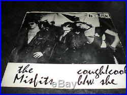 The Misfits Cough / Cool b/w She Original 7 Vinyl 1977 Rare Punk