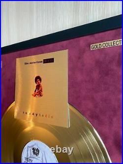 The Notorious BIG Ready To Die 1994 Vinyl Gold Metallized Mounted Record