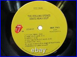 The Rolling Stones Goats Head Soup LP Record Insert NM Ultrasonic Clean
