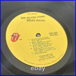 The Rolling Stones Sticky Fingers 1971 In Shrink! Zipper Warhol Art! Excellent