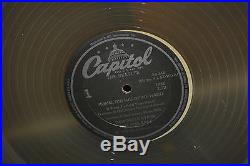 The Vintage Beatles RARE OFF CENTER LABEL Capitol LP 33 CLEAR WAX VINYL RECORD