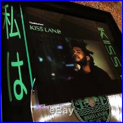 The Weeknd KISS LAND Million Record Sales Music Award Record Disc Album LP Vinyl