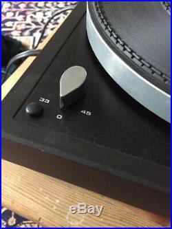 Thorens TD 160B MKII Vintage Vinyl Turntable Record Player Deck (NO TONEARM)