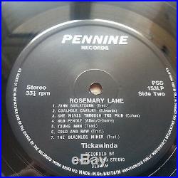 Tickawinda Rosemary Lane Vinyl LP UK 1st Signed Private Press Rare 1 Play NM