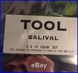 Tool SALIVAL 2 LP COLOURED VINYL biohazard bag CONTAMINATED sealed NEW rare