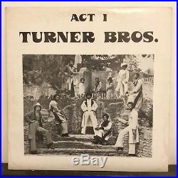 Turner Brothers Act 1 ORIGINAL LP (1974) on MB FUNK Private Press SIGNED