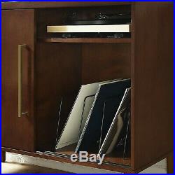 Turntable Console Cabinet Vintage Vinyl Record Player Storage Mid Century Table