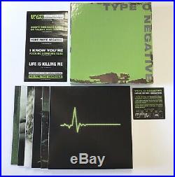 Type O Negative None More Negative Vinyl LP Record Box Set + Stickers RARE OOP