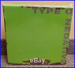 Type O None More Negative NEW Record Box Set Rare 1000 Made Green Vinyl LP shirt