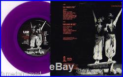 U2 ALL I WANT IS YOU MEGA RARE 7 45 PURPLE VINYL RECORD w PICT SLV 1989
