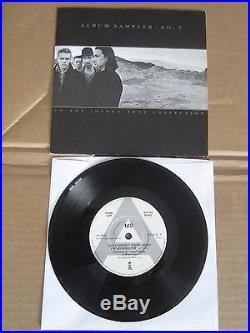 U2 Album Sampler 1-5 Joshua Tree Collection 5x 7 RARE MISPRINT LABEL PROMO SET