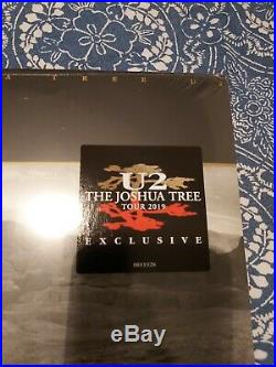 U2 Joshua Tree Tour 2019 Vip Bundle! Red Vinyl Lp Poster, Guitar Pick Set, Tote